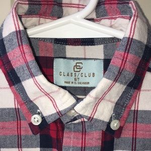 Class Club Shirt Boys Button Down Size 6/7